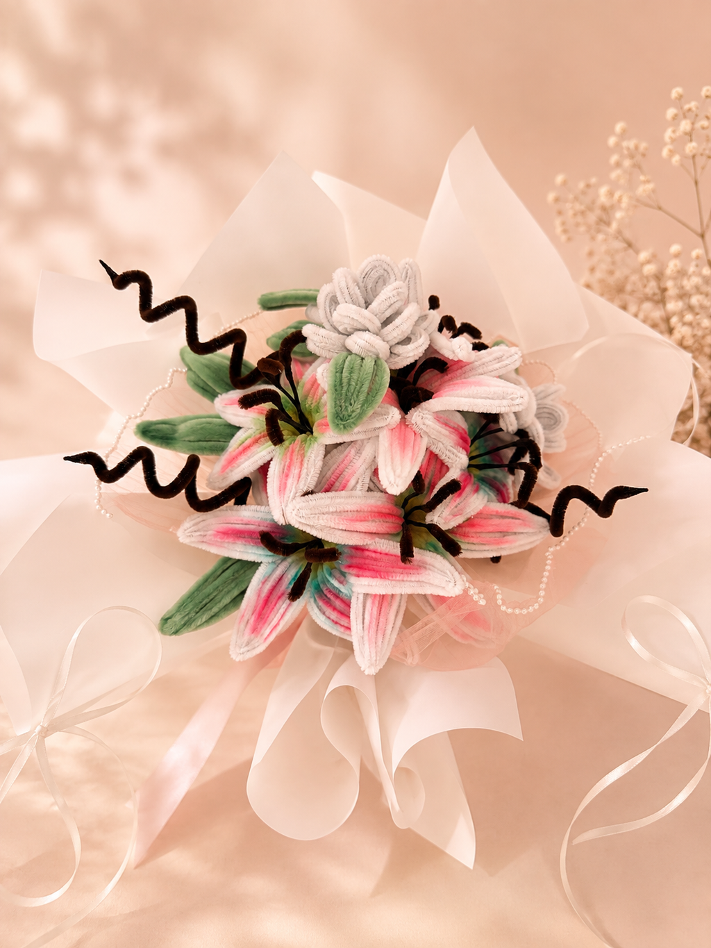 Large Rosy Lily Bouquet