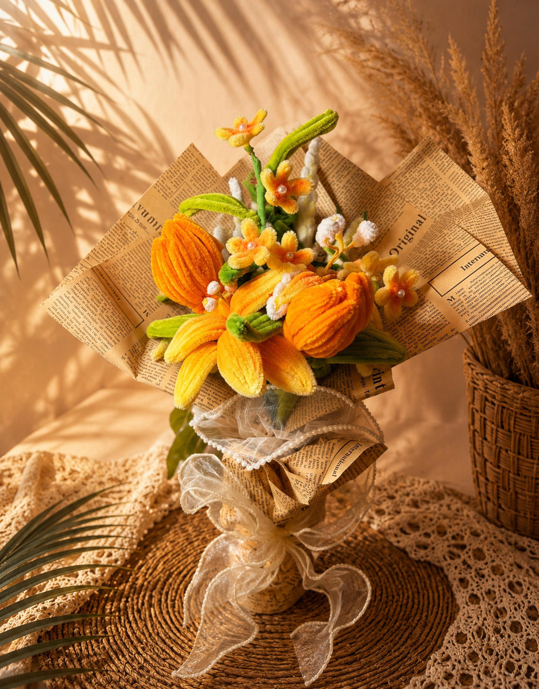 Apricot Bloom Bouquet